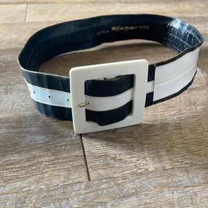 Vintage Yves Saint Laurent Leather Belt